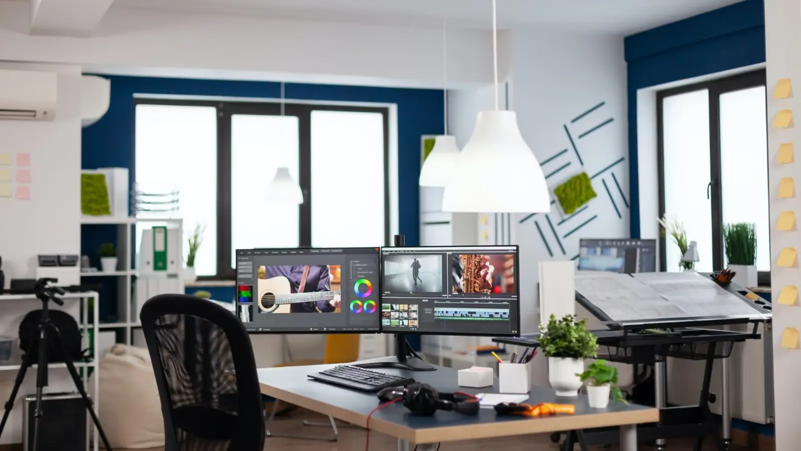 Website design and development workspace at Optin Digital, Lucknow